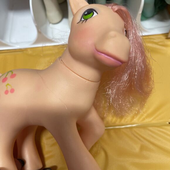 Vintage G1 My Little Pony Lot Of 6 With Carry Case 1980’s Unicorn Pegasus - Picture 11 of 16